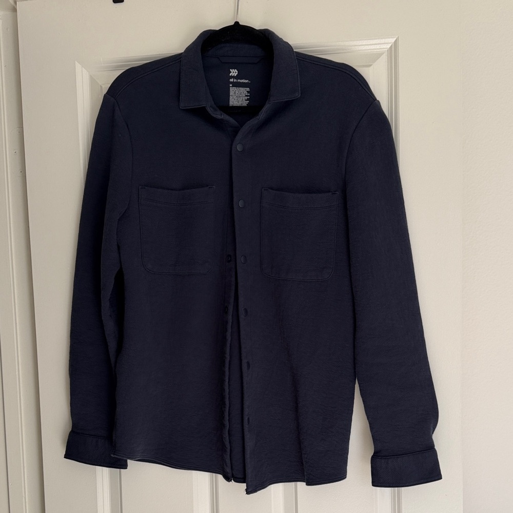 All in Motion Men's Dark Blue Shirt Jacket